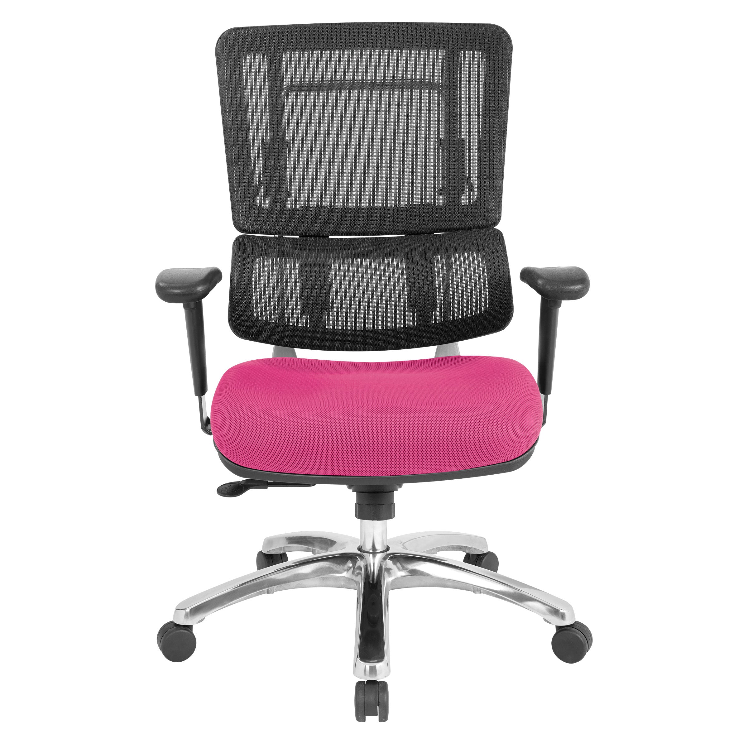 Vertical Black Mesh Back Chair